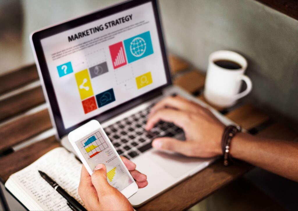 Digital devices with concept of marketing strategy