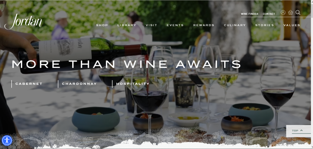 Site's home page