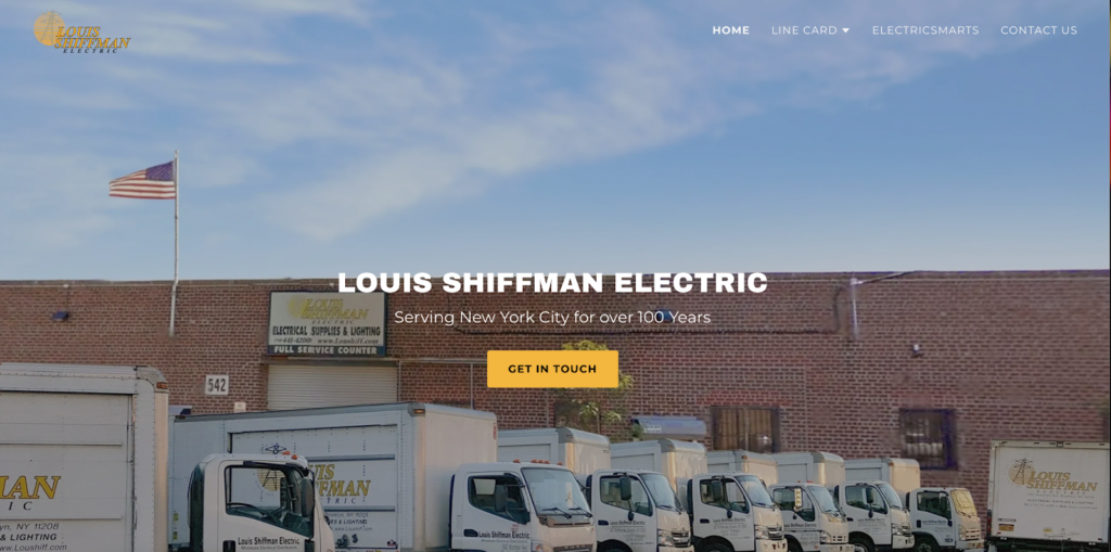 Site's home page
