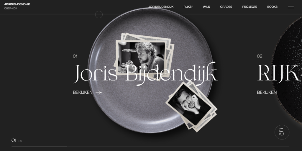 Site's home page